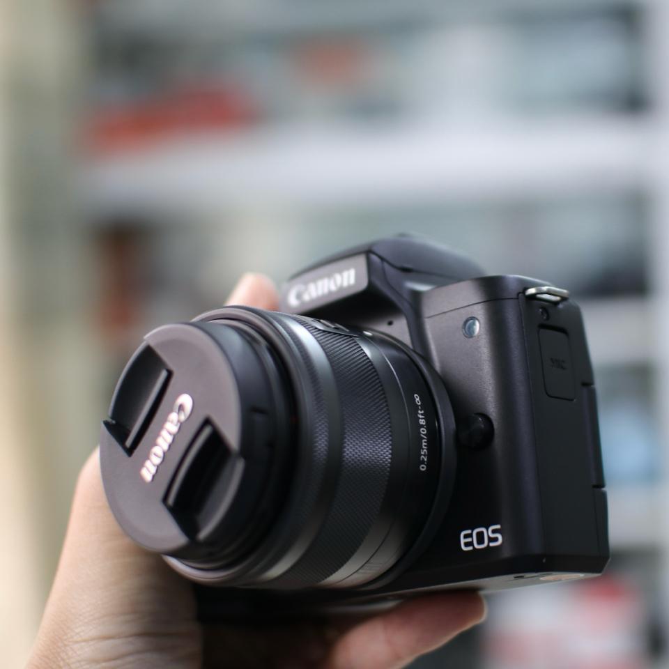 CANON EOS M50 MARK II KIT 15-45MM STM mới 99%-duoc-ban-tai-Máy Ảnh Shop