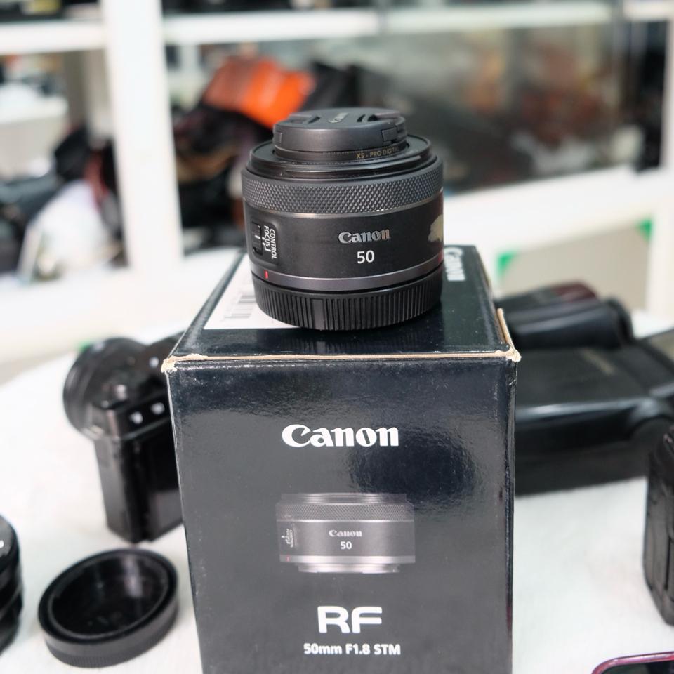 Ống Kính Canon RF 50mm f/1.8 STM-duoc-ban-tai-Máy Ảnh Shop