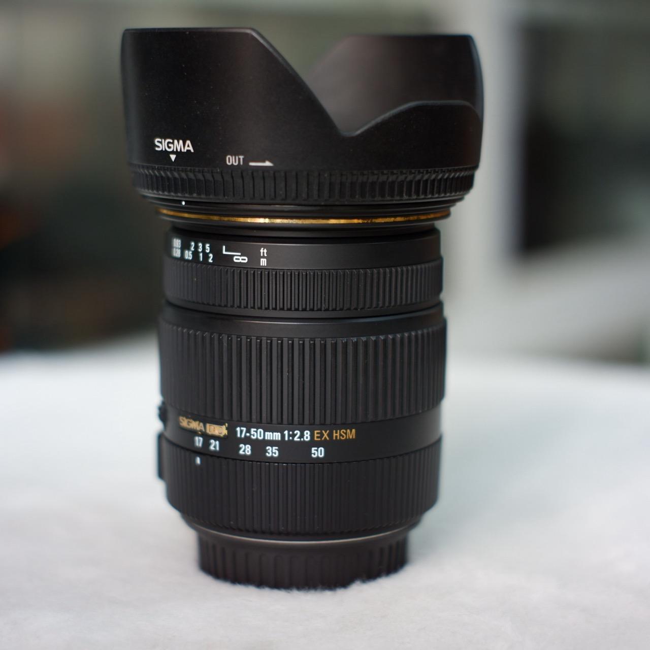 Sigma 17-50mm 2.8 OS For Canon , Mới 98% -duoc-ban-tai-Máy Ảnh Shop