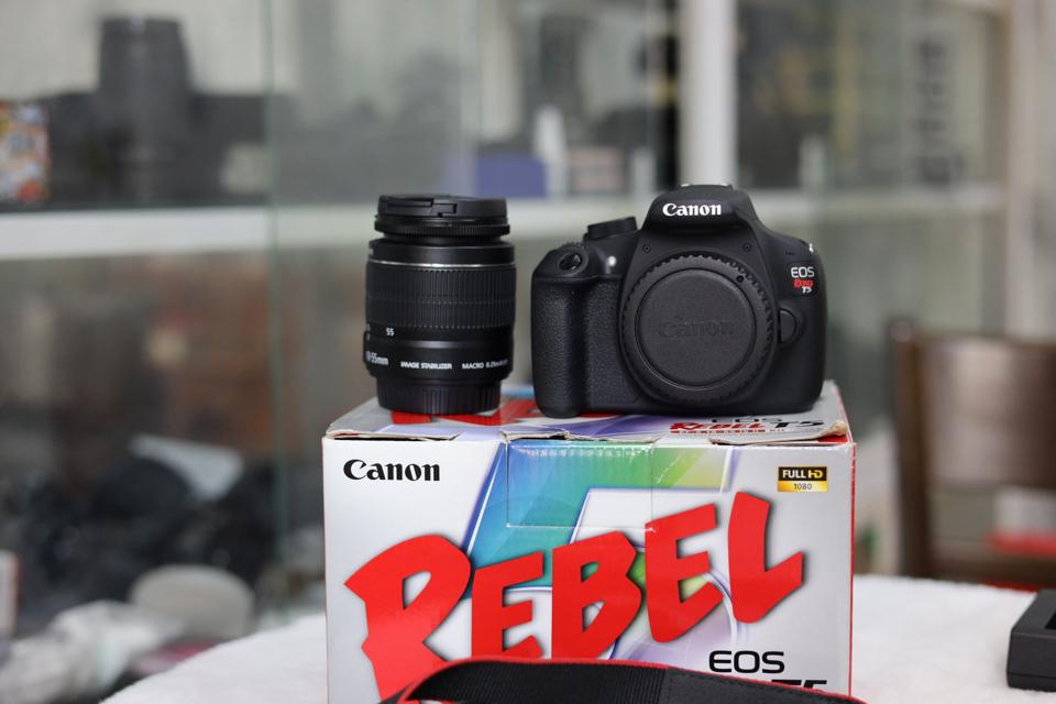  Canon Rebel T5(1200D)+ 18-55MM IS II - 99% - full box-duoc-ban-tai-Máy Ảnh Shop