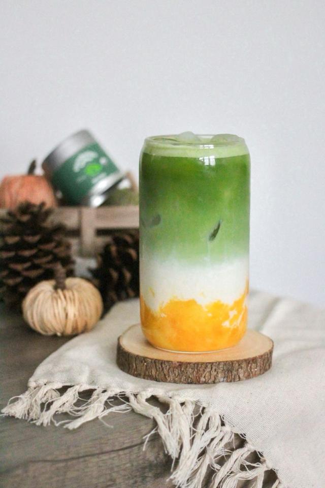 Matcha latte xoài -duoc-ban-tai-DUYÊN CAFE