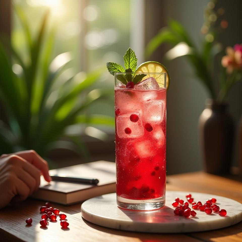 Trà lựu -duoc-ban-tai-DUYÊN CAFE