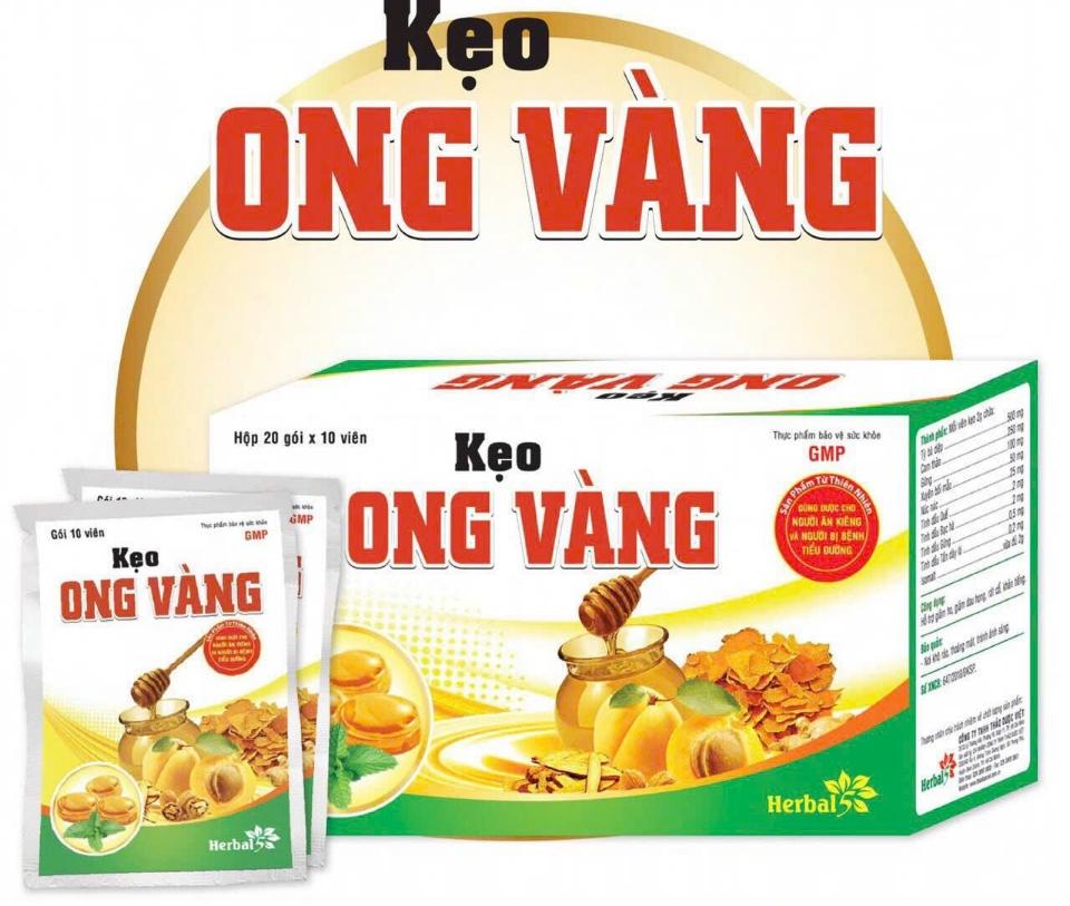 Kẹo Ong Vàng-duoc-ban-tai-Công Ty TNHH Dược Nhất Phàm