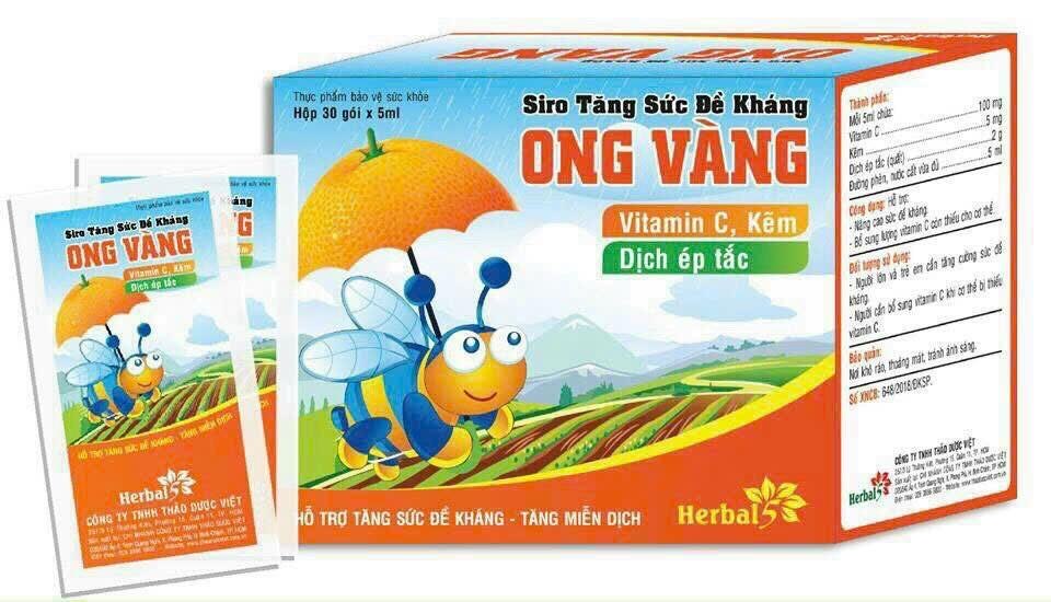 Tăng Sức Đề Kháng Ong Vàng-duoc-ban-tai-Công Ty TNHH Dược Nhất Phàm