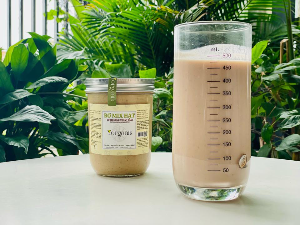 Bơ Mix 4 Hạt ( óc chó, macca, hạnh nhân, điều) -duoc-ban-tai-Thực Phẩm Yorganik