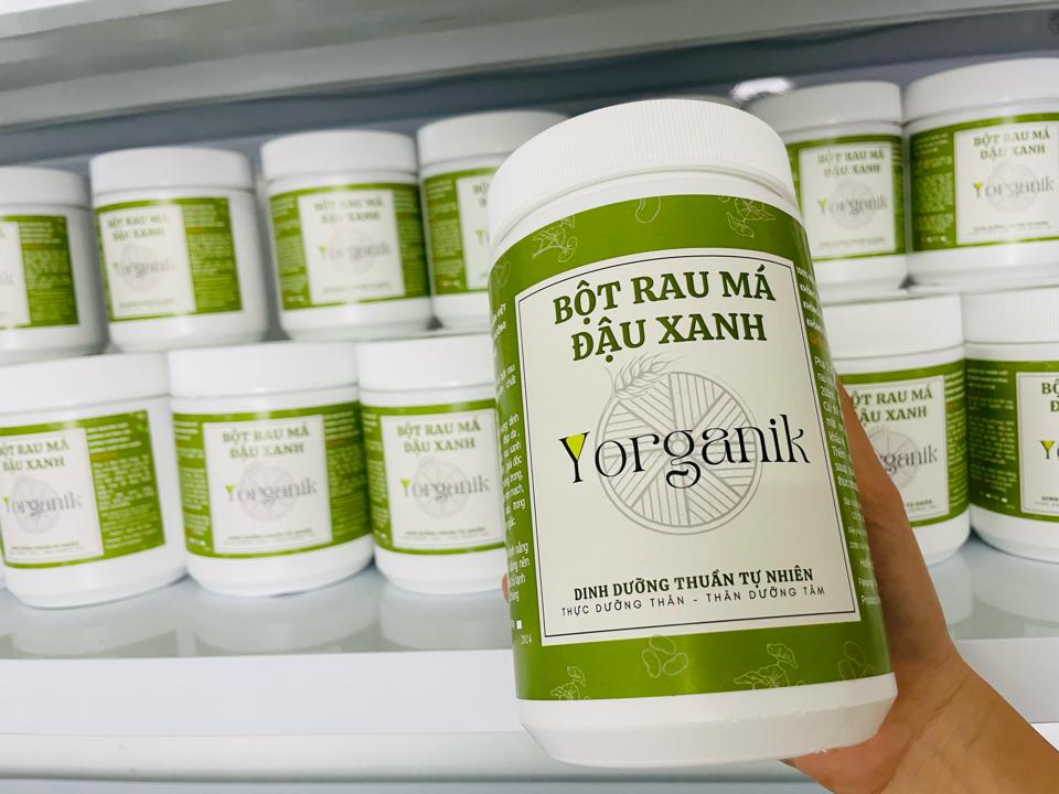 Bột Rau Má Đậu Xanh Yorganik 500g -duoc-ban-tai-Thực Phẩm Yorganik