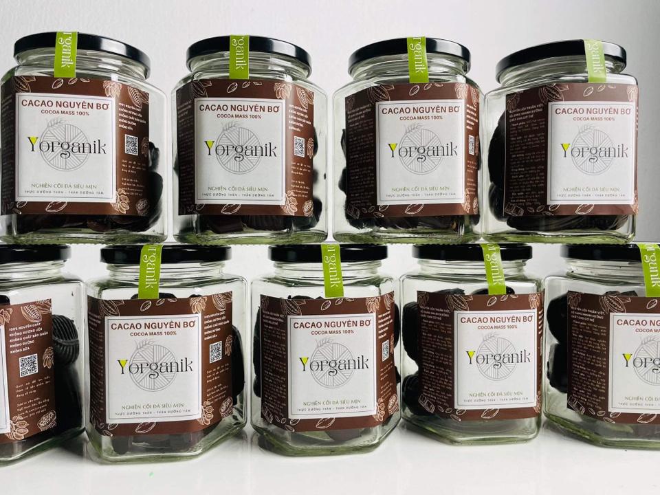 Cacao Nguyên Bơ Thỏi 200g -duoc-ban-tai-Thực Phẩm Yorganik