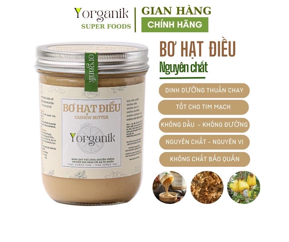 Bơ Hạt Điều Yorganik-duoc-ban-tai-Thực Phẩm Yorganik
