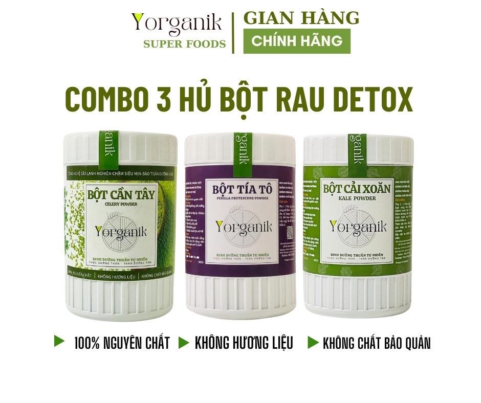 Combo 3 hủ bột rau detox -duoc-ban-tai-Thực Phẩm Yorganik