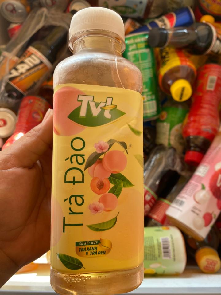 Trà đào chai vuông-duoc-ban-tai-Tạp hoá - Quán võng Tú Kiên