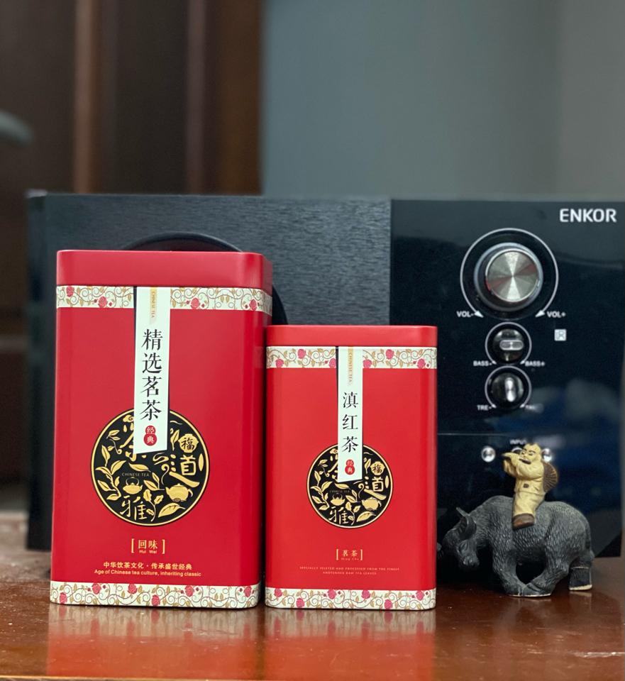 Hộp trè sắt 100g đỏ đĩa bé B2-duoc-ban-tai-Phụ Kiện Tráp Ăn Hỏi Thanh Tùng