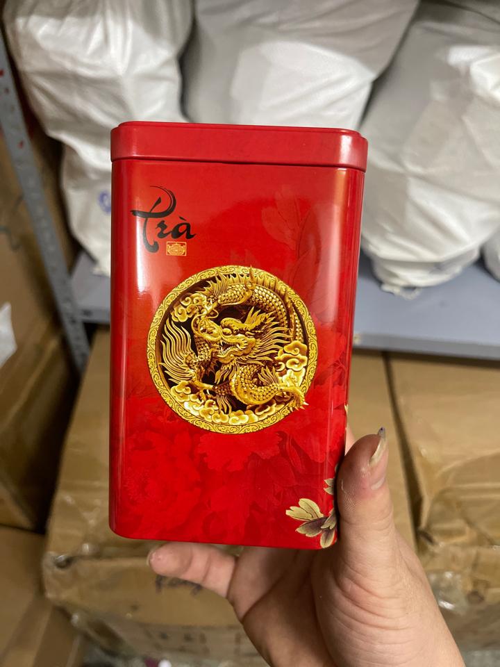 Hộp trè sắt 200g rồng đỏ trà T12-duoc-ban-tai-Phụ Kiện Tráp Ăn Hỏi Thanh Tùng