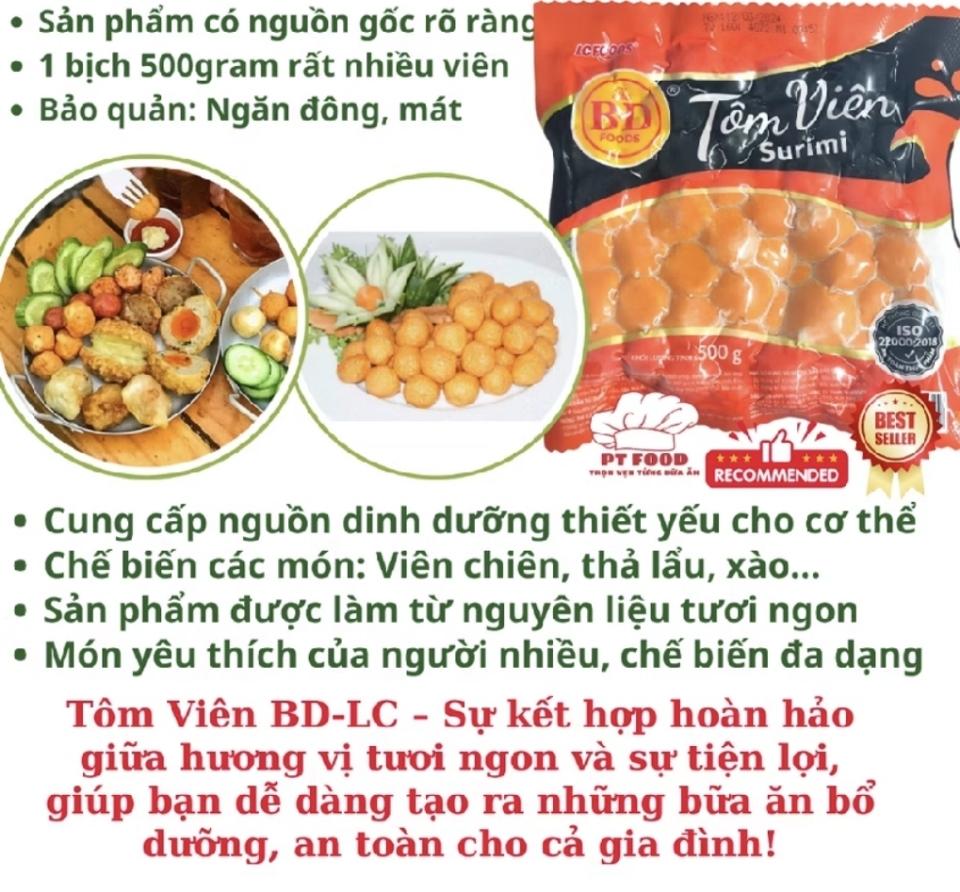 Tôm Viên BD gói 500g 80viên-duoc-ban-tai-TL Foods