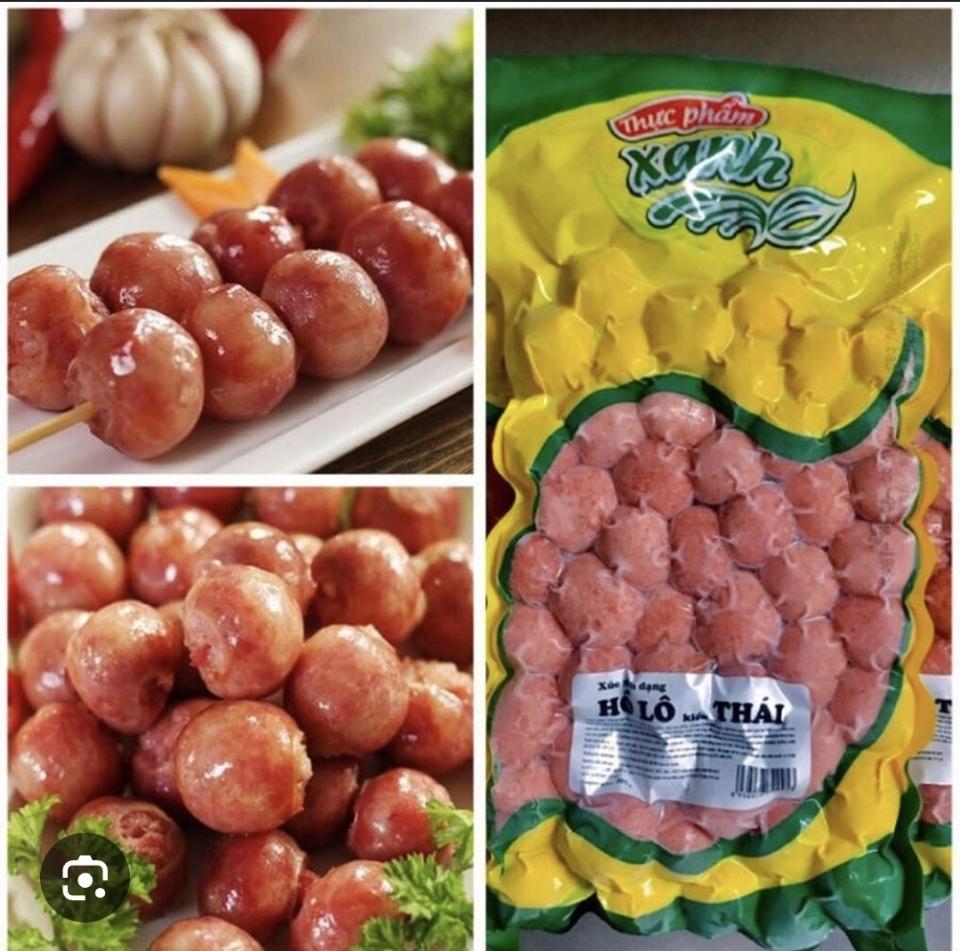 Xúc Xích Hồ Lô Xanh 500g 45viên-duoc-ban-tai-TL Foods