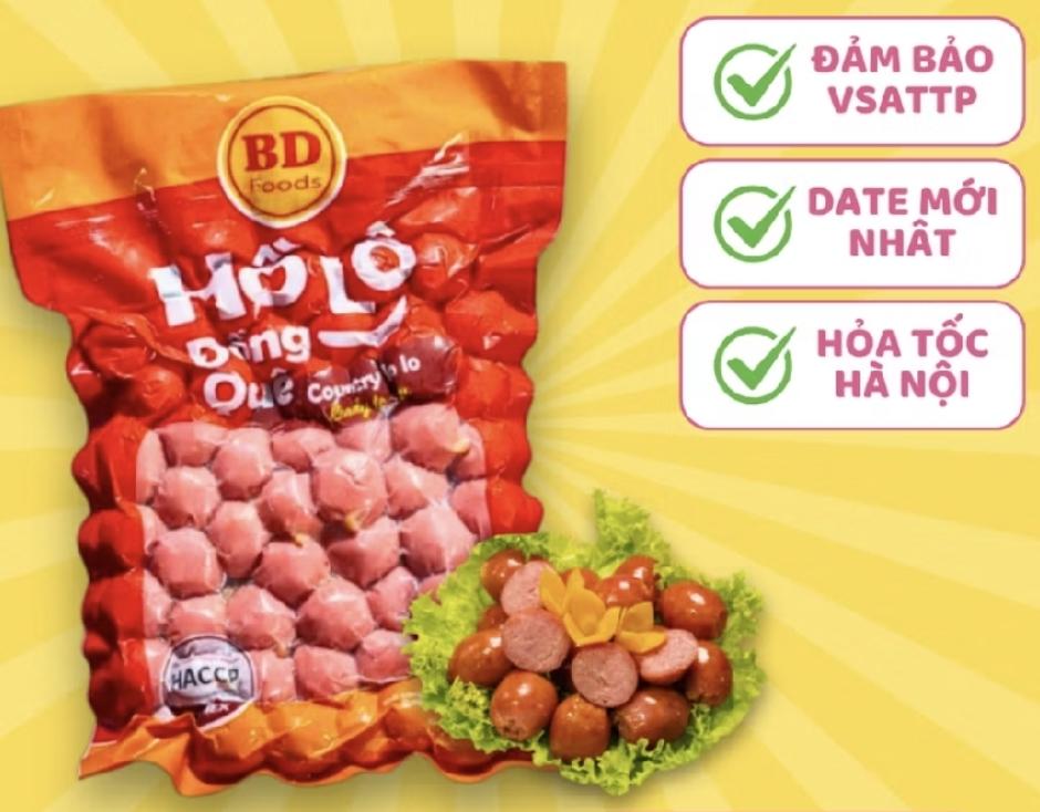 Xúc xích Hồ Lô BD gói 500g 52viên-duoc-ban-tai-TL Foods