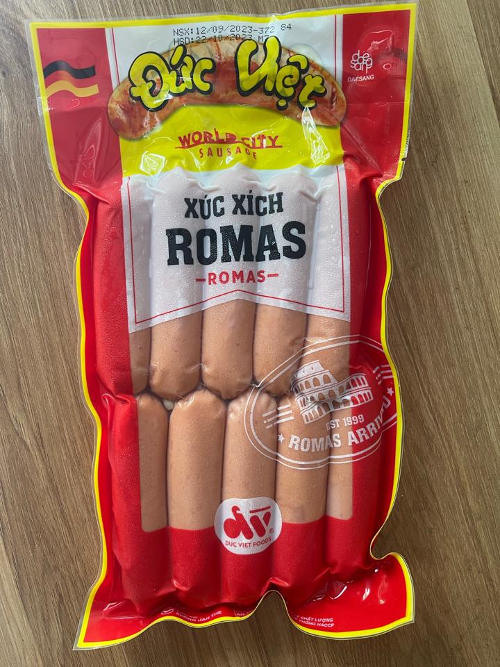 Xúc xích romas đức việt-duoc-ban-tai-TL Foods