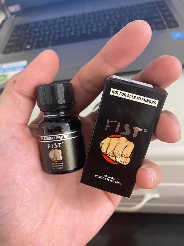 Popper 10ml Fist đen siêu mạnh-duoc-ban-tai-Eric popper hà nội