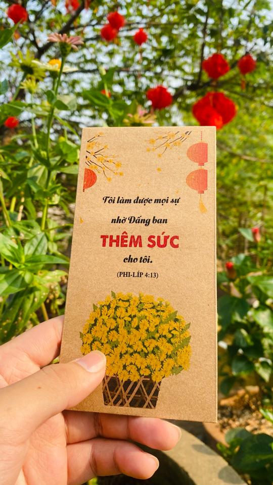 Bao lì xì giấy kraft Nhật | Phi-líp 4:13-duoc-ban-tai-In Cơ Đốc