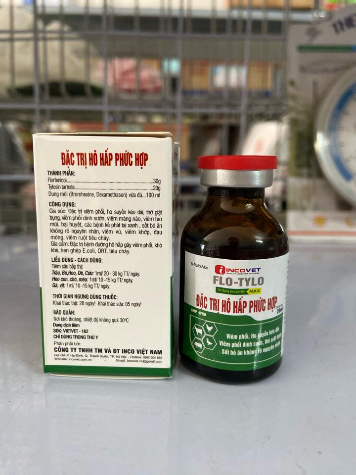 Đặc trị hô hấp 20ml - Incovet-duoc-ban-tai-Thuốc Thú Y Vân Lan