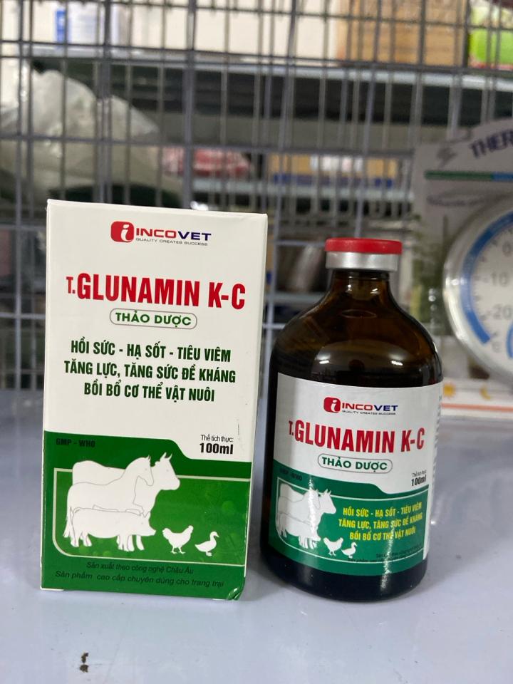 Glunamin K C 100ml - Incovet-duoc-ban-tai-Thuốc Thú Y Vân Lan