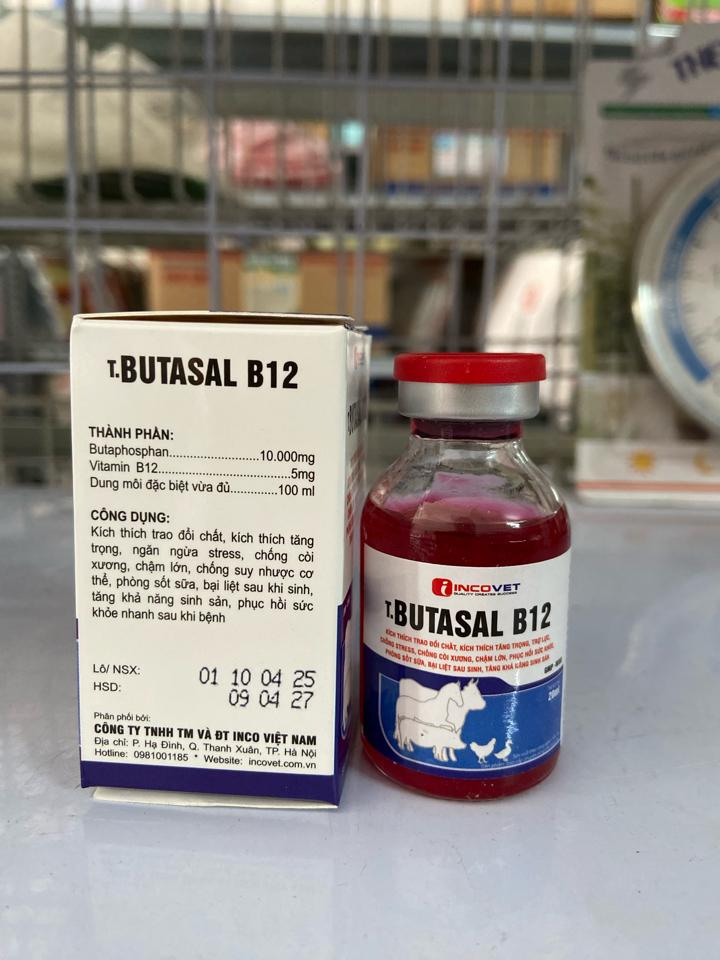Butasal B12 20ml - Incovet-duoc-ban-tai-Thuốc Thú Y Vân Lan