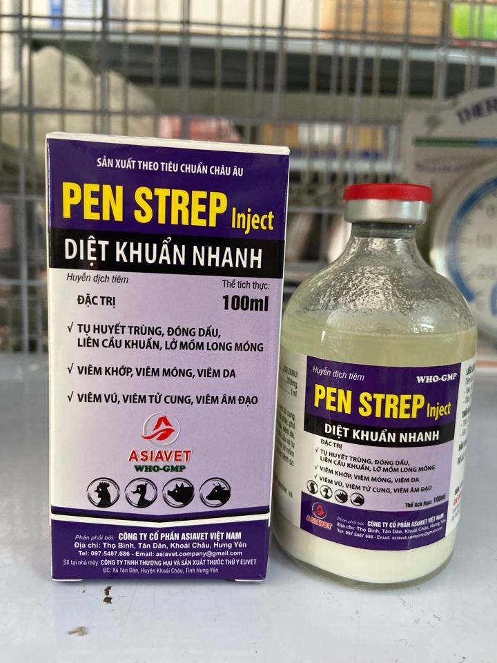 Pen strep 100ml - Asiavet-duoc-ban-tai-Thuốc Thú Y Vân Lan