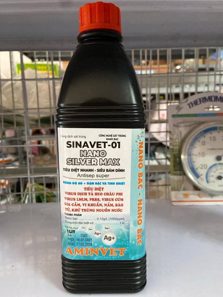 Sát trùng Nano Silver max 1l Aminvet-duoc-ban-tai-Thuốc Thú Y Vân Lan