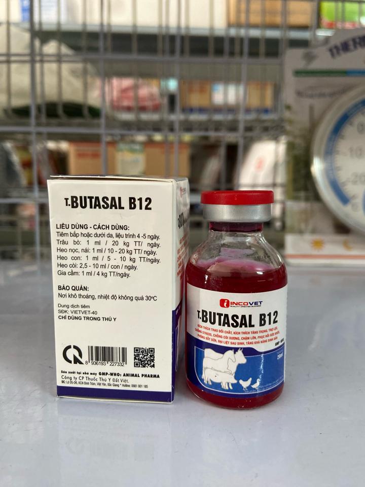 Butasal B12 20ml - Incovet-duoc-ban-tai-Thuốc Thú Y Vân Lan