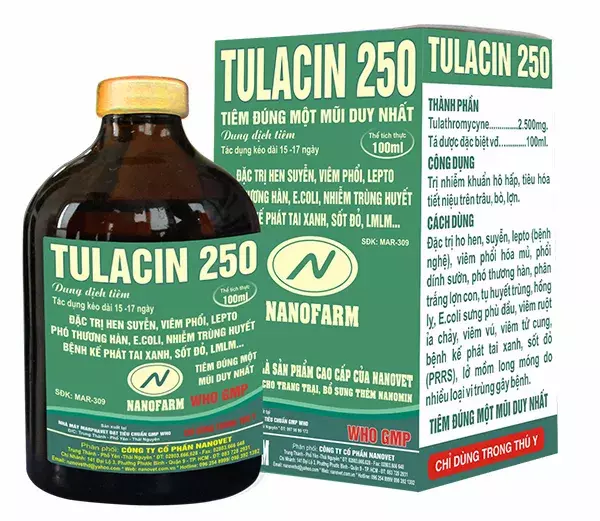 Tulacin 250 100ml - Nanovet-duoc-ban-tai-Thuốc Thú Y Vân Lan