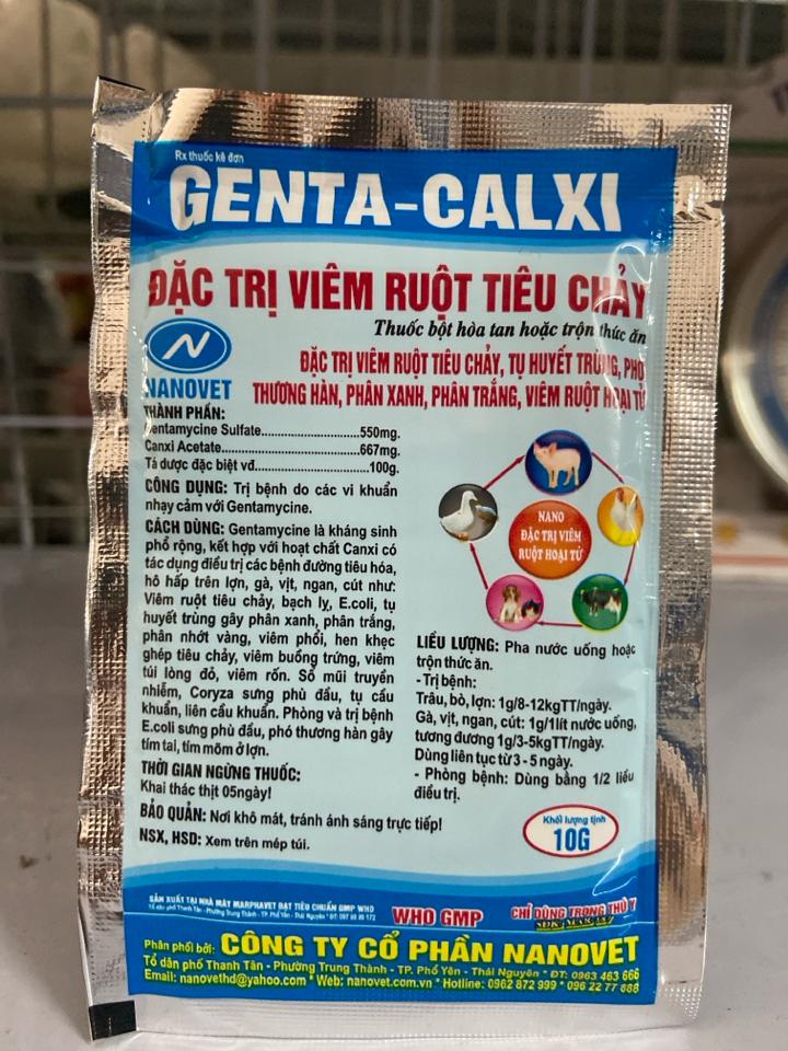 Genta - Calxi 10g-duoc-ban-tai-Thuốc Thú Y Vân Lan