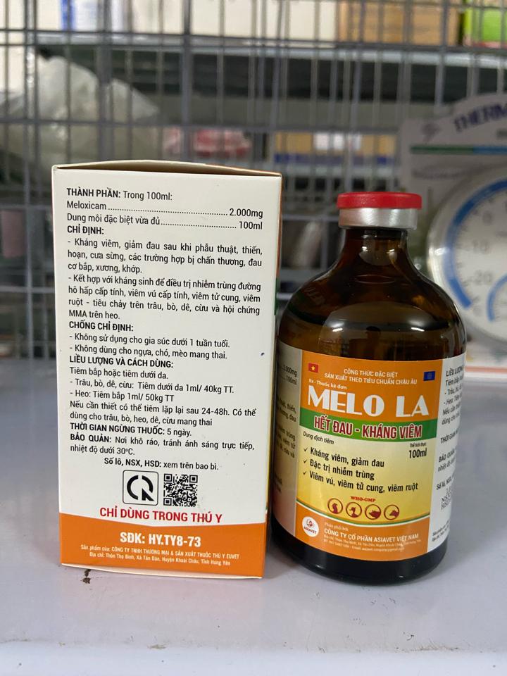 Melo LA 100ml-duoc-ban-tai-Thuốc Thú Y Vân Lan