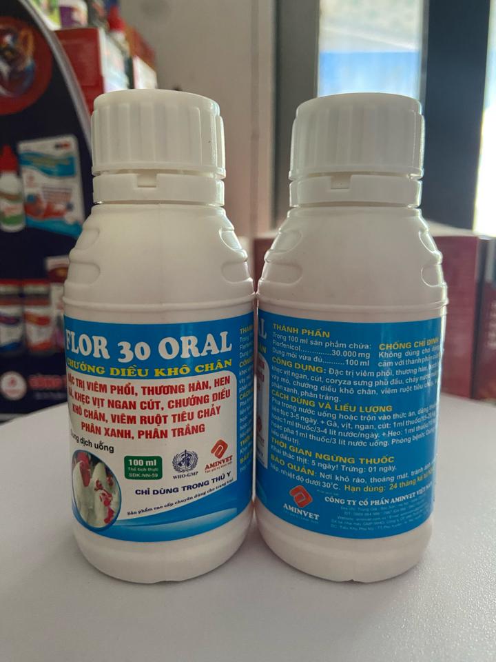 Flo 30% oral 100ml-duoc-ban-tai-Thuốc Thú Y Vân Lan