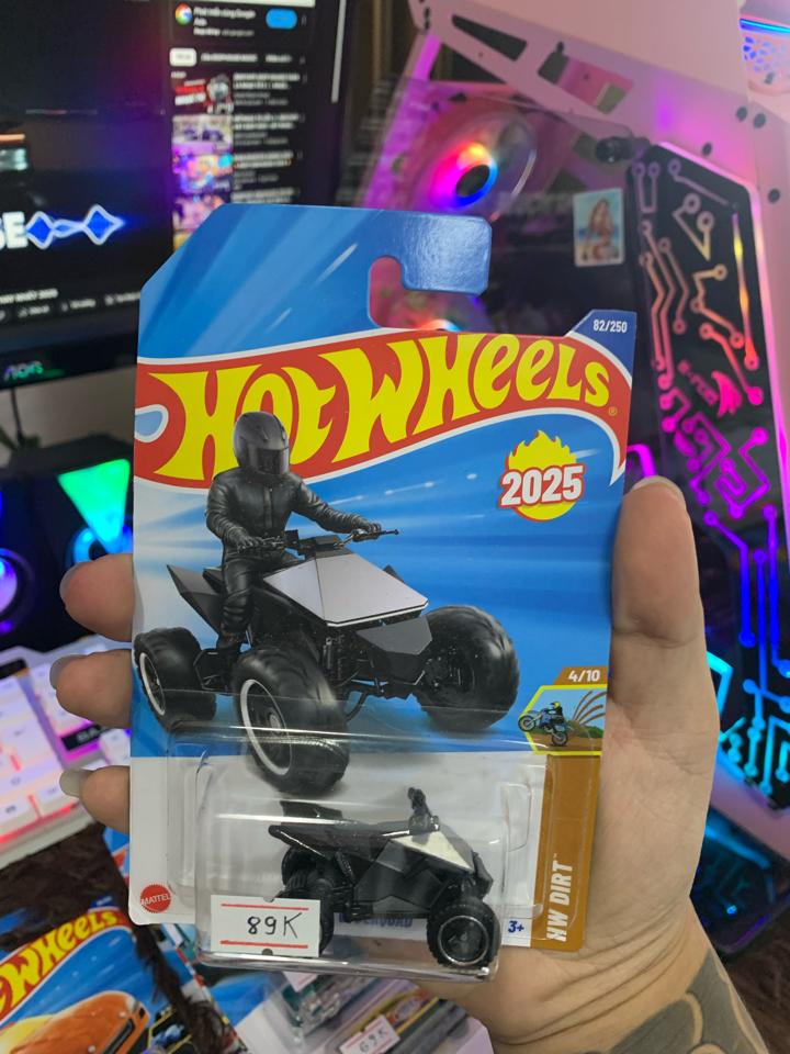 HOTWHEELS 2025 - Tesla Cyberquad 82/250-duoc-ban-tai-GARAGE TOYS