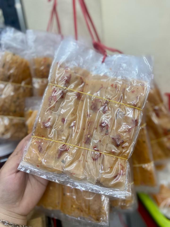 Dẻo tôm cuộn -duoc-ban-tai-Thảo Nguyên - Bánh tráng Tây Ninh
