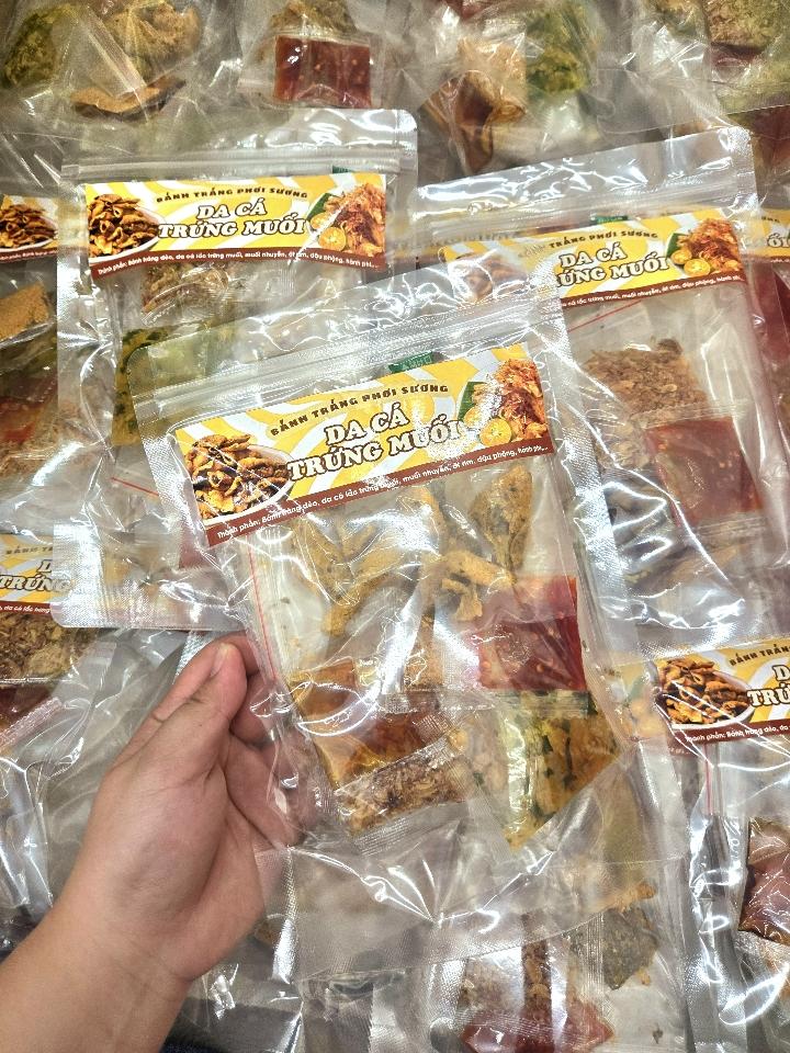 Bánh tráng da cá trứng muối - 14k/b - sỉ 10 bịch-duoc-ban-tai-Thảo Nguyên - Bánh tráng Tây Ninh