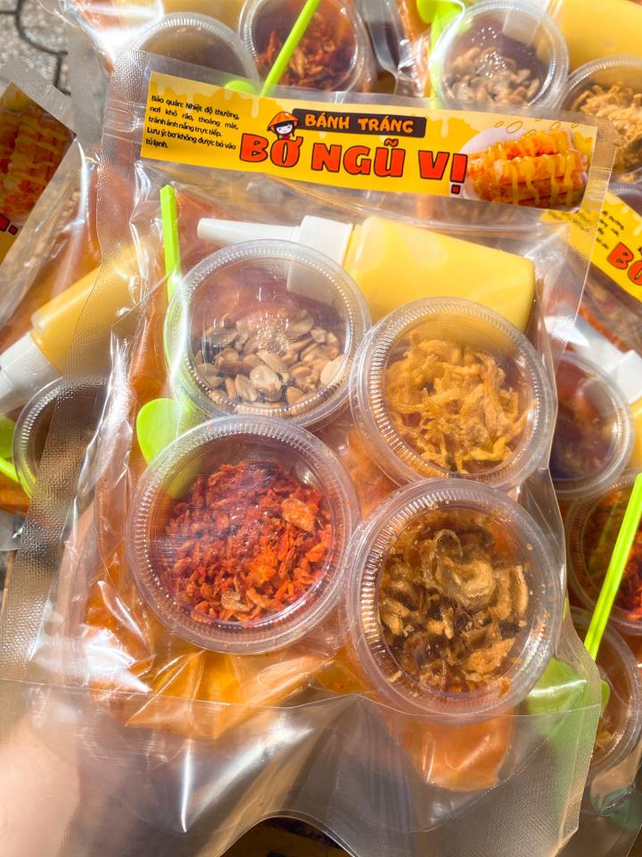 Dẻo tôm bơ ngũ vị - 18k/b - sỉ 10 bịch-duoc-ban-tai-Thảo Nguyên - Bánh tráng Tây Ninh