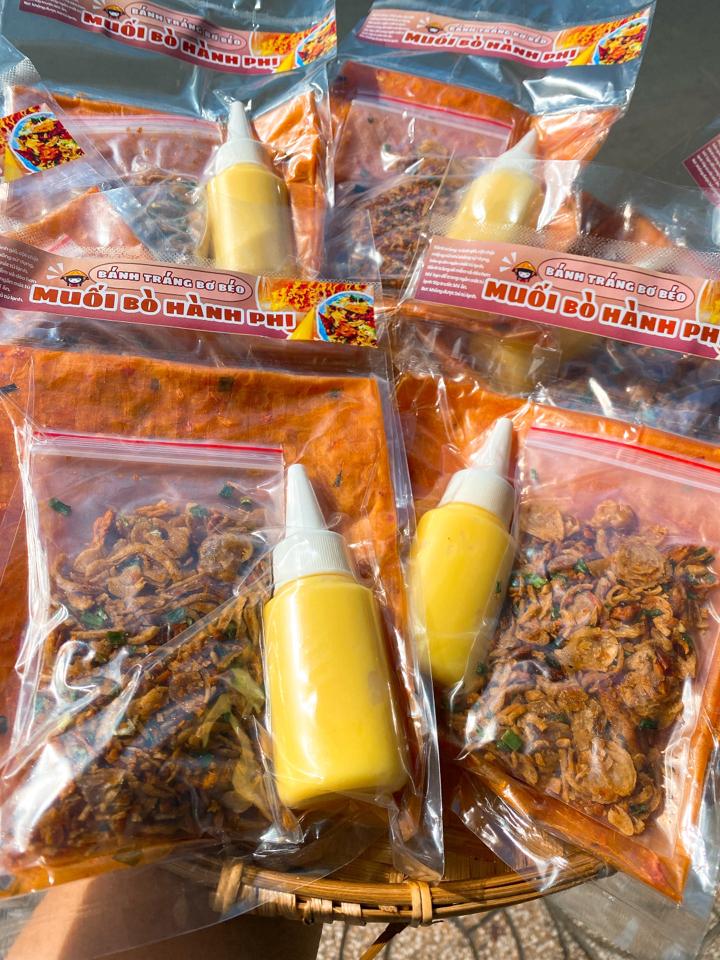 Combo mini - Dẻo tôm muối bò giòn hành phi-duoc-ban-tai-Thảo Nguyên - Bánh tráng Tây Ninh