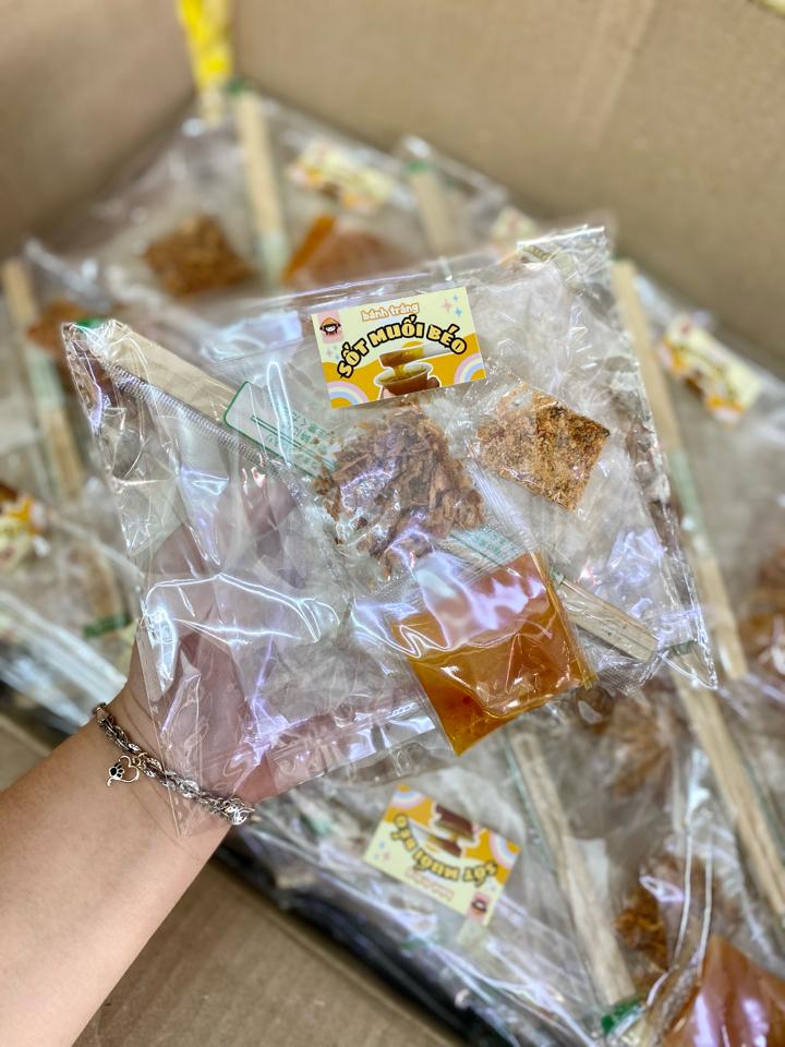 Phơi sương sợi muối béo - 10k - sỉ 10 bịch-duoc-ban-tai-Thảo Nguyên - Bánh tráng Tây Ninh