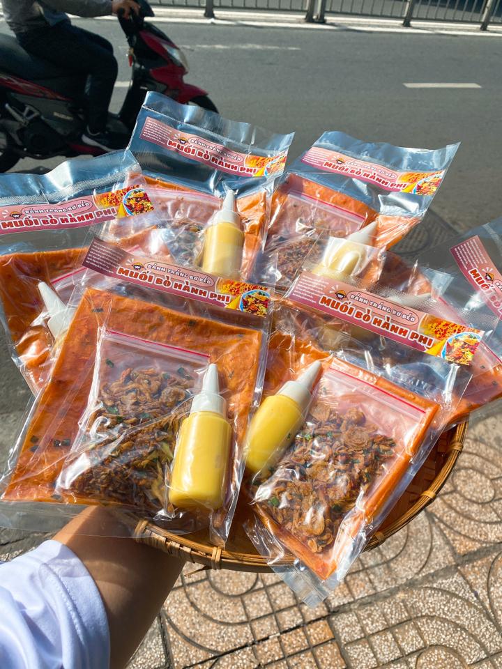 Combo mini - Dẻo tôm muối bò giòn hành phi-duoc-ban-tai-Thảo Nguyên - Bánh tráng Tây Ninh