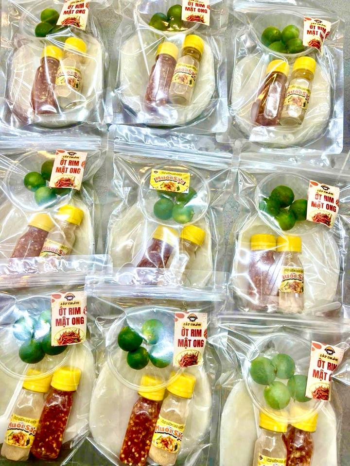 Phơi sương ớt rim muối sặc - set mini-duoc-ban-tai-Thảo Nguyên - Bánh tráng Tây Ninh