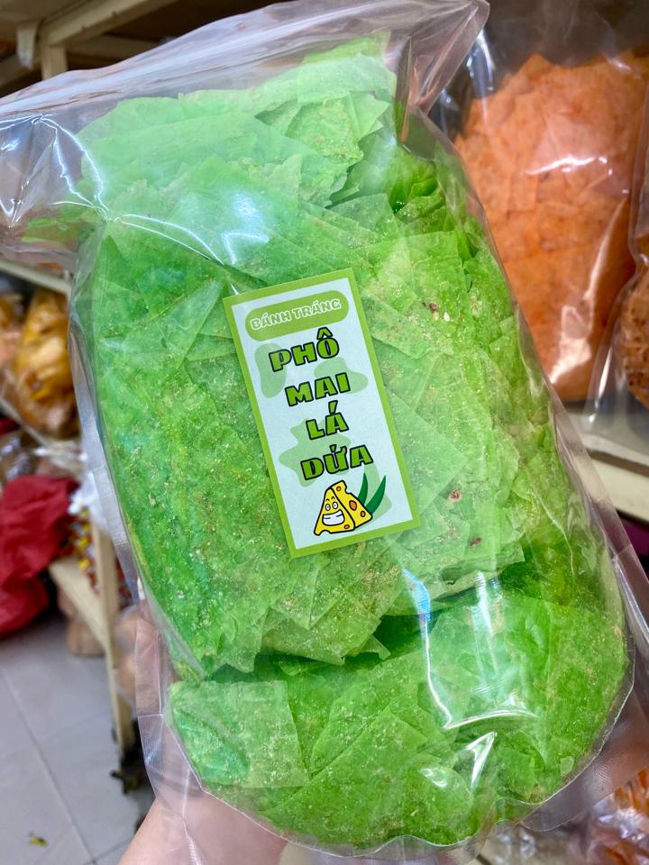 Bánh tráng phô mai lá dứa-duoc-ban-tai-Thảo Nguyên - Bánh tráng Tây Ninh