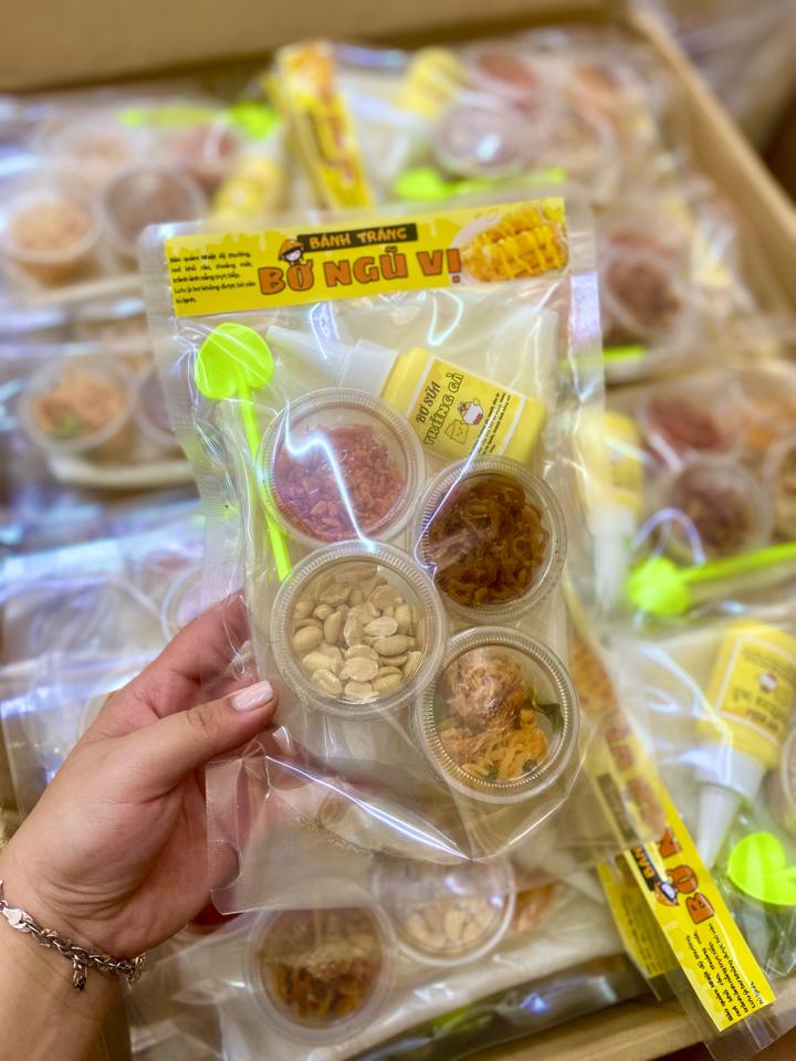 Phơi sương bơ ngũ vị - 18k/b - sỉ 10 bịch-duoc-ban-tai-Thảo Nguyên - Bánh tráng Tây Ninh