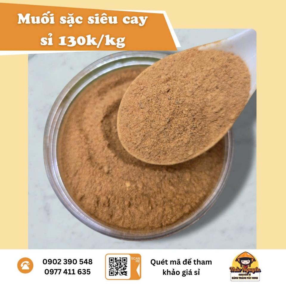 Muối sặc xì ke siêu cay-duoc-ban-tai-Thảo Nguyên - Bánh tráng Tây Ninh