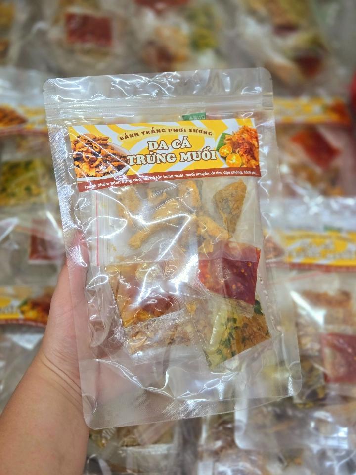 Bánh tráng da cá trứng muối - 14k/b - sỉ 10 bịch-duoc-ban-tai-Thảo Nguyên - Bánh tráng Tây Ninh