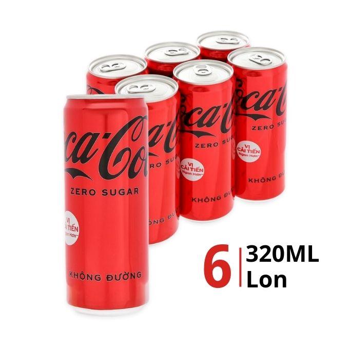 Nước ngọt coca cola không đường 320ml-duoc-ban-tai-SHOP TẠP HOÁ HOÀ TÂM