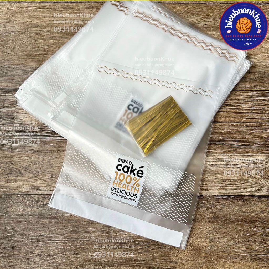 Tập 100 Túi đựng sandwich chữ Cake (T80 tập, tập 100 túi)-duoc-ban-tai-Hiệu Buôn Khuê