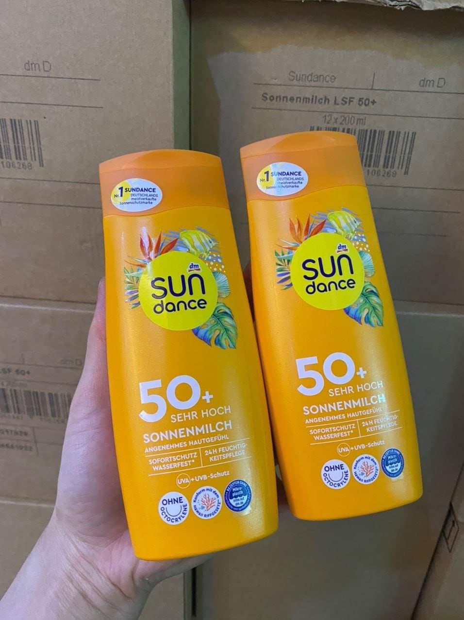 Kem Chống Nắng Sundance Sonnencreme 50 / Tuýp 200ml dạng kem-duoc-ban-tai-HƯƠNG TÁO ĐỎ