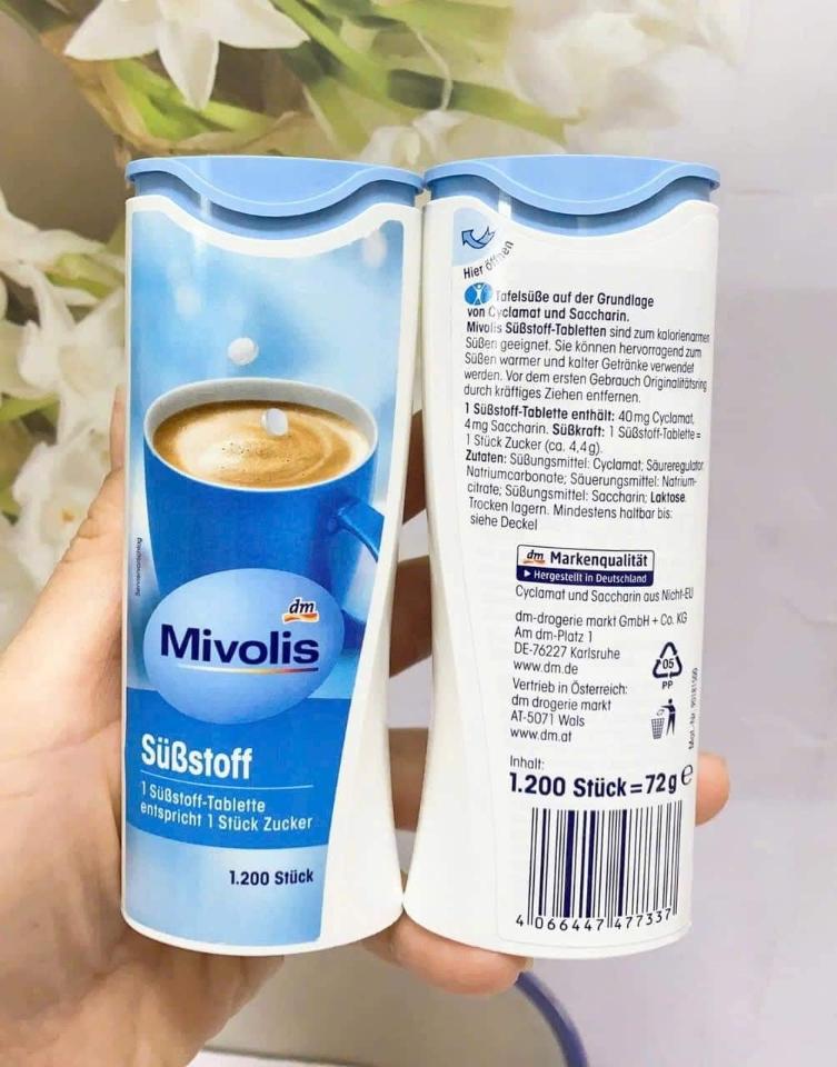 🇩🇪 Viên #đường #ănkiêng Mivolis Substoff Đức 1200 viên 🇩🇪-duoc-ban-tai-HƯƠNG TÁO ĐỎ