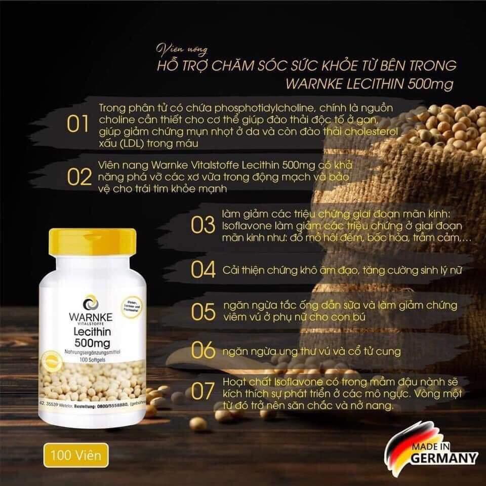 Tinh chất Mầm đậu nành WARNKE LECITHIN 500mg-duoc-ban-tai-HƯƠNG TÁO ĐỎ