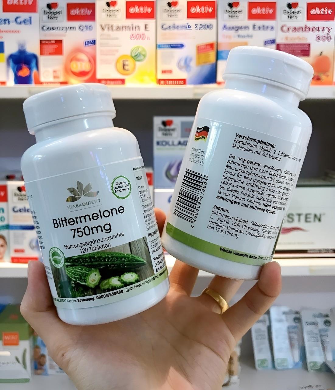 VIÊN UỐNG TỪ MƯỚP ĐẮNG GIẢM CÂN WARNKE BITTERMELONE 750MG-duoc-ban-tai-HƯƠNG TÁO ĐỎ
